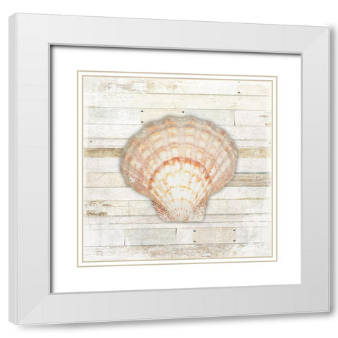 Gypsy Sea Coastal 1 White Modern Wood Framed Art Print with Double Matting by LightBoxJournal