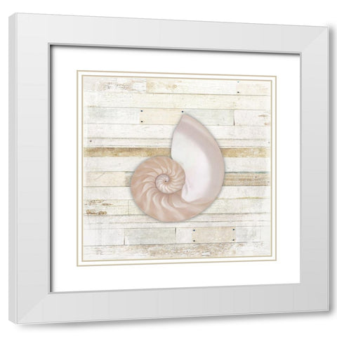 Gypsy Sea Coastal 3 White Modern Wood Framed Art Print with Double Matting by LightBoxJournal