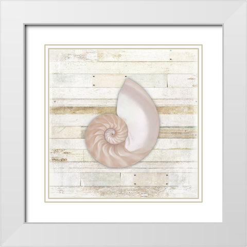 Gypsy Sea Coastal 3 White Modern Wood Framed Art Print with Double Matting by LightBoxJournal