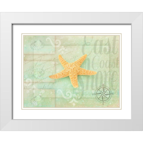 Gypsy Sea Green 4 White Modern Wood Framed Art Print with Double Matting by LightBoxJournal