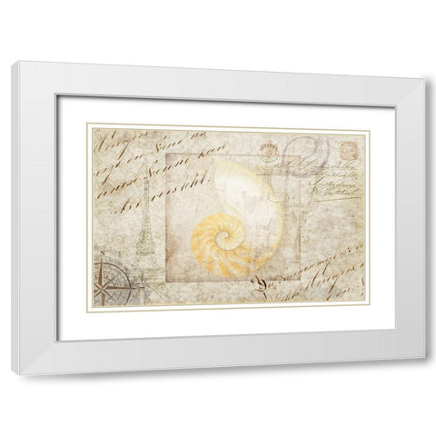 Gypsy Sea Returning Home V2 White Modern Wood Framed Art Print with Double Matting by LightBoxJournal