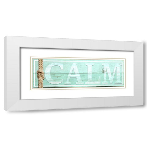 Gypsy Sea Sign V1 2 White Modern Wood Framed Art Print with Double Matting by LightBoxJournal