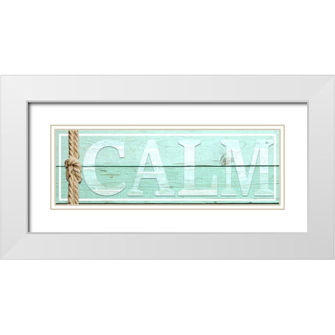 Gypsy Sea Sign V1 2 White Modern Wood Framed Art Print with Double Matting by LightBoxJournal