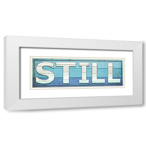 Gypsy Sea Sign V2 4 White Modern Wood Framed Art Print with Double Matting by LightBoxJournal