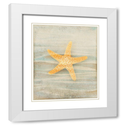 Gypsy Star 1 White Modern Wood Framed Art Print with Double Matting by LightBoxJournal