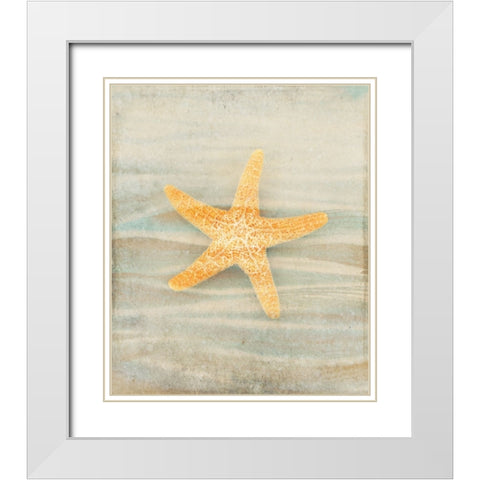 Gypsy Star 1 White Modern Wood Framed Art Print with Double Matting by LightBoxJournal