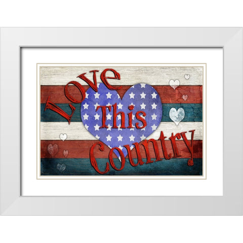 American Freedom Collection 2 White Modern Wood Framed Art Print with Double Matting by LightBoxJournal