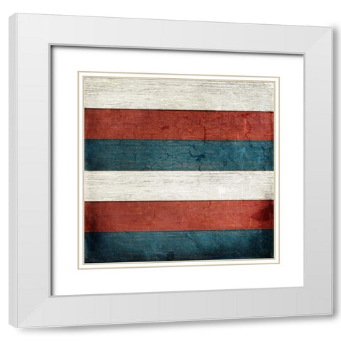 American Freedom Collection V7 White Modern Wood Framed Art Print with Double Matting by LightBoxJournal