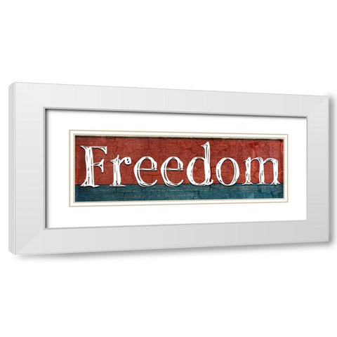 American Freedom Collection V11 White Modern Wood Framed Art Print with Double Matting by LightBoxJournal