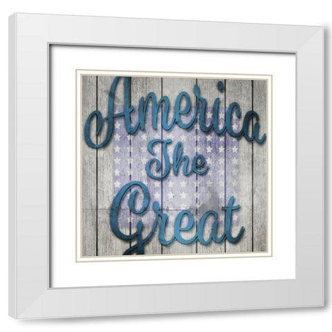 American Workshop Series 3 V5 White Modern Wood Framed Art Print with Double Matting by LightBoxJournal