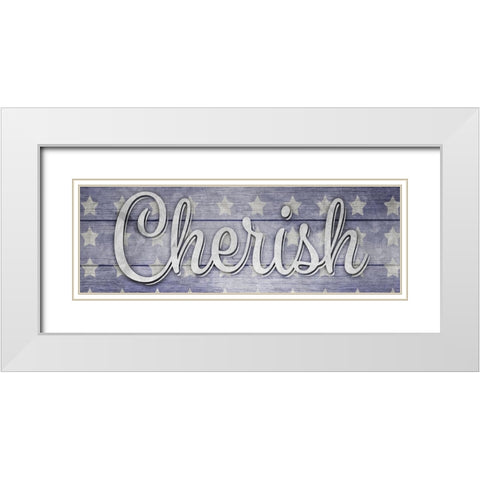 American Workshop Series 3 V6 Signs 10 White Modern Wood Framed Art Print with Double Matting by LightBoxJournal