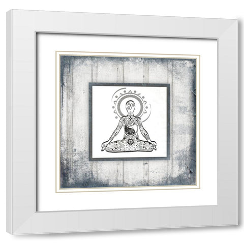 GypsyYoga V1 2 White Modern Wood Framed Art Print with Double Matting by LightBoxJournal