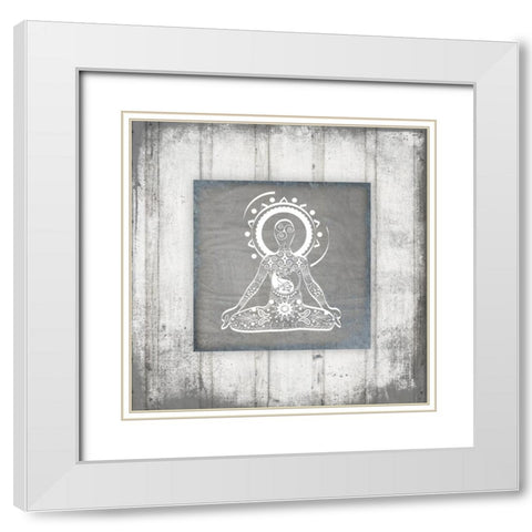 GypsyYoga V1 3 White Modern Wood Framed Art Print with Double Matting by LightBoxJournal