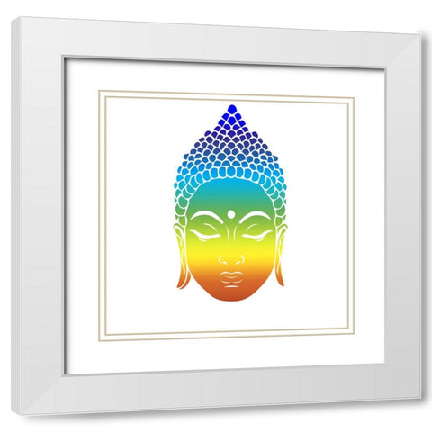 YogaV1 2 White Modern Wood Framed Art Print with Double Matting by LightBoxJournal