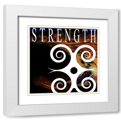 YogaVibes V3 White Modern Wood Framed Art Print with Double Matting by LightBoxJournal