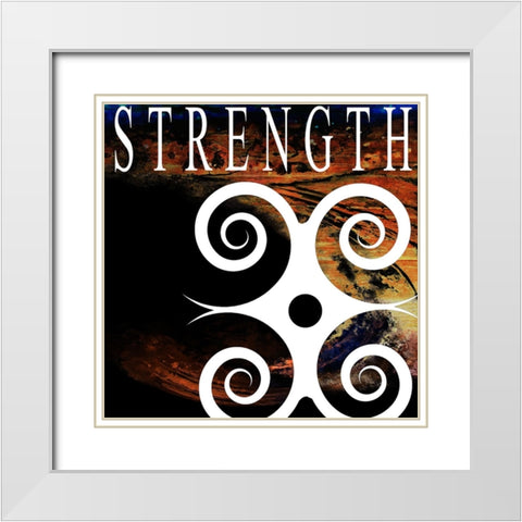 YogaVibes V3 White Modern Wood Framed Art Print with Double Matting by LightBoxJournal