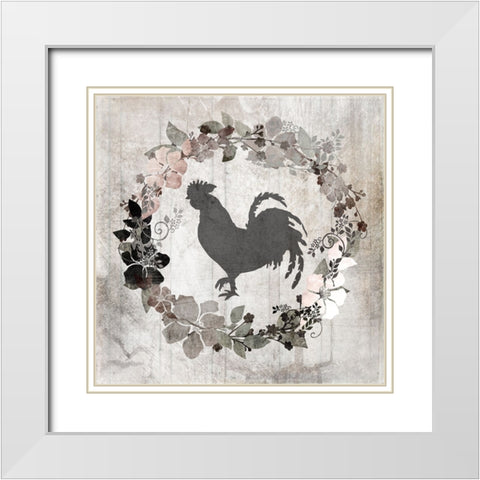 DownOnTheFarm V6 White Modern Wood Framed Art Print with Double Matting by LightBoxJournal