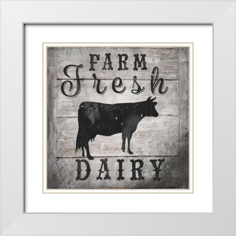 FarmFresh V1 White Modern Wood Framed Art Print with Double Matting by LightBoxJournal