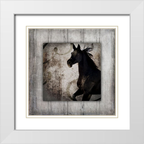 GypsyHorse Collection V1 8 White Modern Wood Framed Art Print with Double Matting by LightBoxJournal