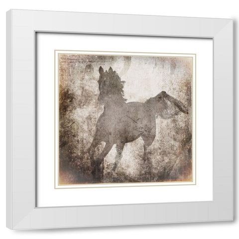 GypsyHorse Collection V2 6 White Modern Wood Framed Art Print with Double Matting by LightBoxJournal
