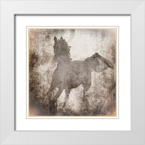 GypsyHorse Collection V2 6 White Modern Wood Framed Art Print with Double Matting by LightBoxJournal