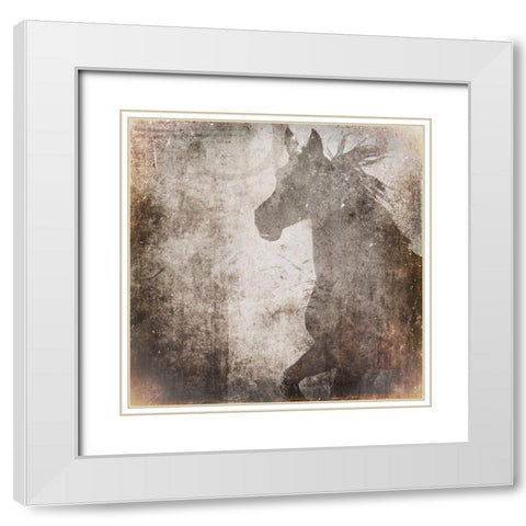 GypsyHorse Collection V2 8 White Modern Wood Framed Art Print with Double Matting by LightBoxJournal