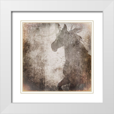 GypsyHorse Collection V2 8 White Modern Wood Framed Art Print with Double Matting by LightBoxJournal