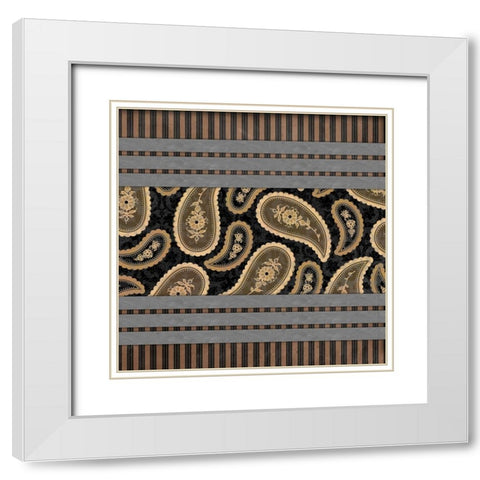 GypsyHorse CollectionSurfacePattern V1 12 White Modern Wood Framed Art Print with Double Matting by LightBoxJournal