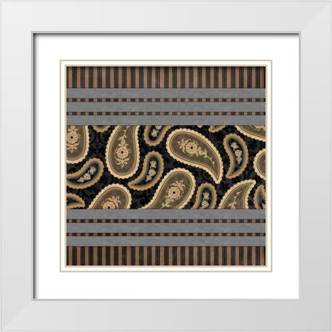 GypsyHorse CollectionSurfacePattern V1 12 White Modern Wood Framed Art Print with Double Matting by LightBoxJournal