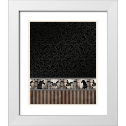 GypsyHorse CollectionSurfacePattern V2 3 White Modern Wood Framed Art Print with Double Matting by LightBoxJournal