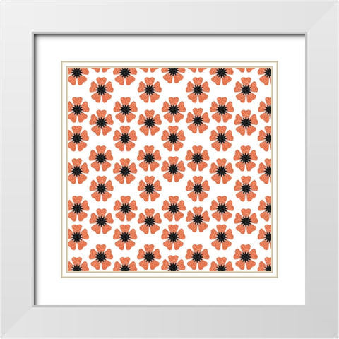 GypsyHorseCollectionSurfacePattern V1 V15 1 White Modern Wood Framed Art Print with Double Matting by LightBoxJournal