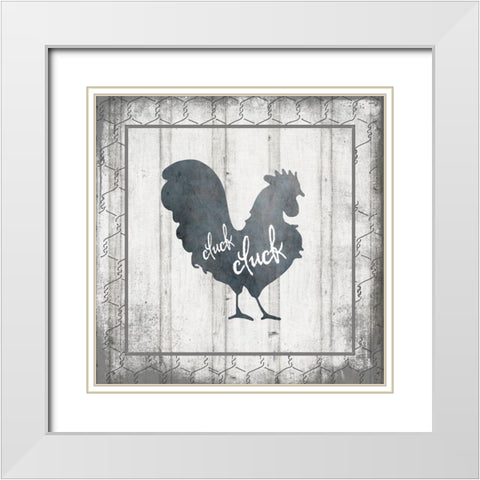 MyFarmMyWay V5 6 White Modern Wood Framed Art Print with Double Matting by LightBoxJournal