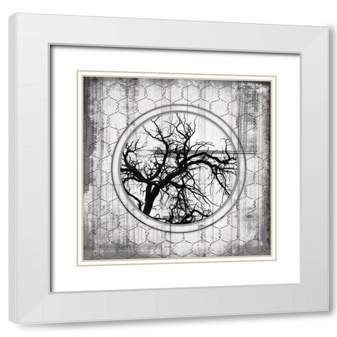 MyFarmMyWay V8 V2 White Modern Wood Framed Art Print with Double Matting by LightBoxJournal