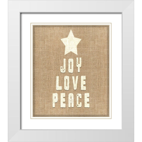 Personalized Christmas Sign V33 V2 White Modern Wood Framed Art Print with Double Matting by LightBoxJournal