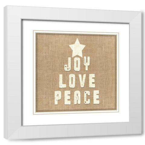 Personalized Christmas Sign V33 V4 White Modern Wood Framed Art Print with Double Matting by LightBoxJournal