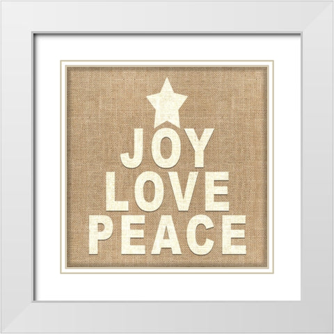 Personalized Christmas Sign V33 V5 White Modern Wood Framed Art Print with Double Matting by LightBoxJournal