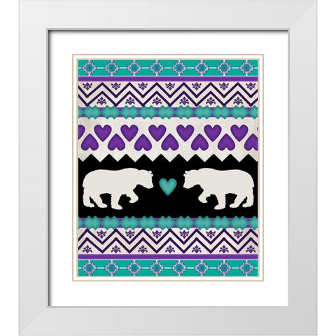 Lodge Surface Pattern_V1 10 White Modern Wood Framed Art Print with Double Matting by LightBoxJournal