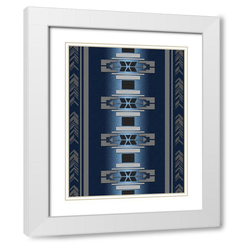 Sensational Aztec 4 White Modern Wood Framed Art Print with Double Matting by LightBoxJournal