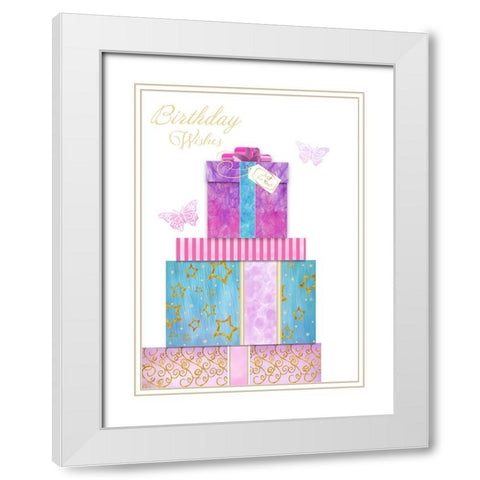 Card Design 1_A White Modern Wood Framed Art Print with Double Matting by LightBoxJournal