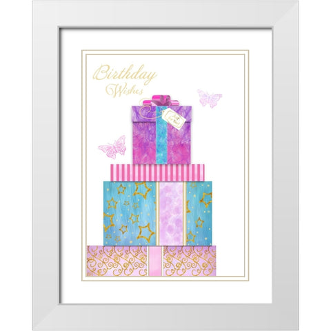 Card Design 1_A White Modern Wood Framed Art Print with Double Matting by LightBoxJournal