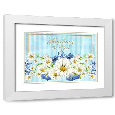 Card Design 2B_1 White Modern Wood Framed Art Print with Double Matting by LightBoxJournal