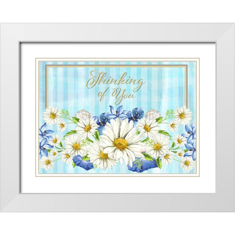 Card Design 2B_1 White Modern Wood Framed Art Print with Double Matting by LightBoxJournal