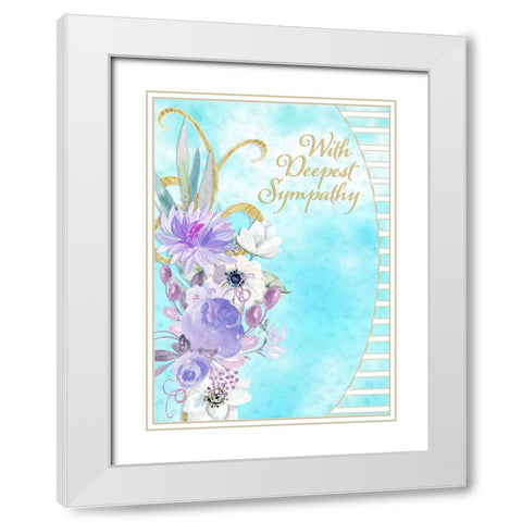 Card Design 4A_3 White Modern Wood Framed Art Print with Double Matting by LightBoxJournal