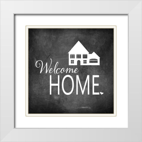 Mudroom 3 White Modern Wood Framed Art Print with Double Matting by LightBoxJournal
