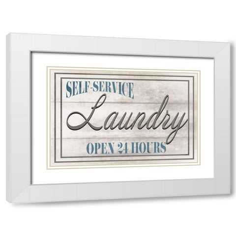 Mudroom 17 White Modern Wood Framed Art Print with Double Matting by LightBoxJournal