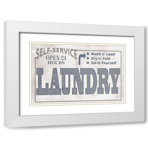 Mudroom 19 White Modern Wood Framed Art Print with Double Matting by LightBoxJournal