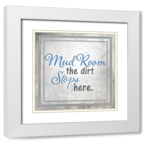 Mudroom 23 White Modern Wood Framed Art Print with Double Matting by LightBoxJournal