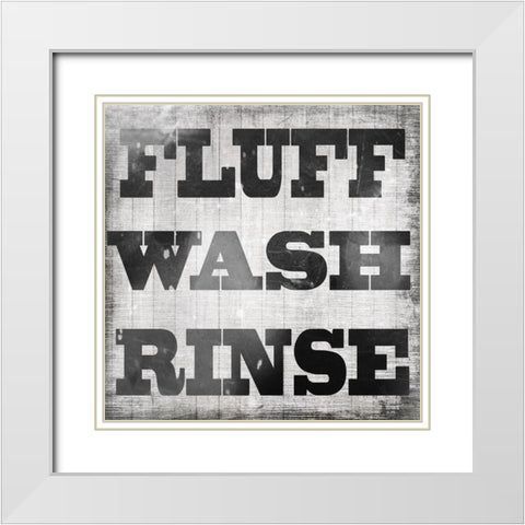 Mudroom 28 White Modern Wood Framed Art Print with Double Matting by LightBoxJournal