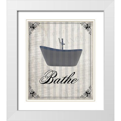 BelovedBath_5 White Modern Wood Framed Art Print with Double Matting by LightBoxJournal