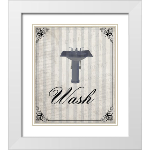 BelovedBath_6 White Modern Wood Framed Art Print with Double Matting by LightBoxJournal
